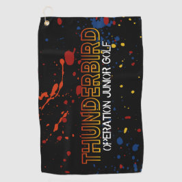 Thunderbird Golf Junior Tour Handtuch - Schwarze P