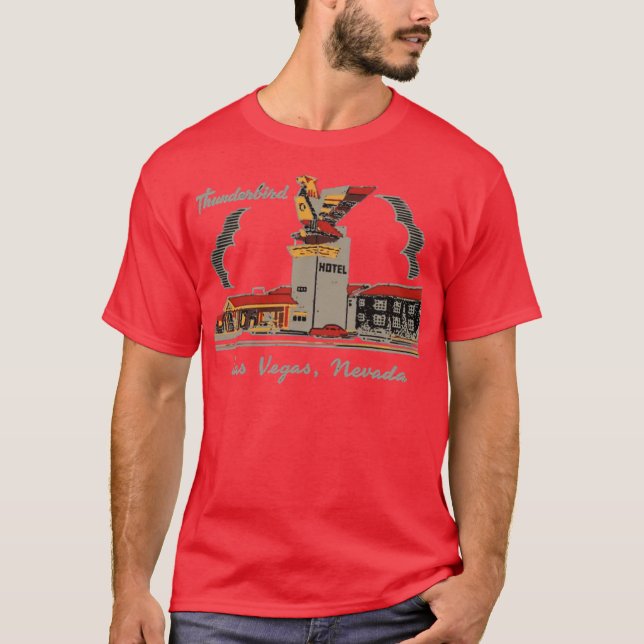Thunderbird Hotel v2 - Vintag Las Vegas T-Shirt (Vorderseite)