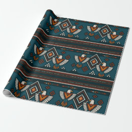 Thunderbird Native Spirit Tribal Muster Geschenkwr Geschenkpapier