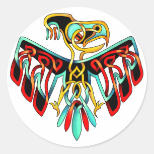 Thunderbird Runder Aufkleber