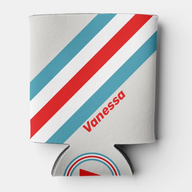 Thunderbird Stripes mit Name Dosenkühler (Vorderseite)