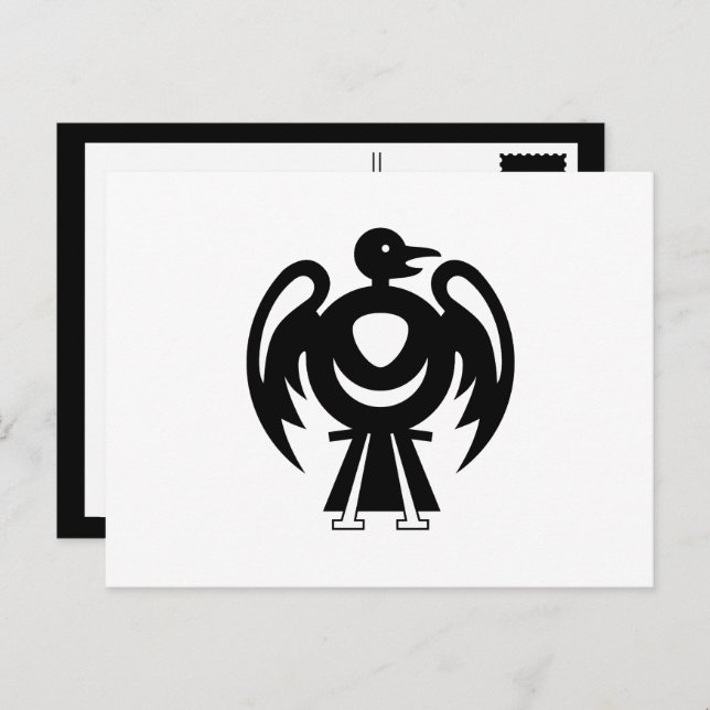 Thunderbird v2 postkarte (Vorne/Hinten)