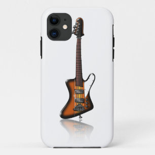 Thunderbirdelektrische Bass-Gitarrenkarikatur Case-Mate iPhone Hülle