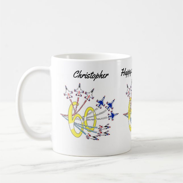 Thunderbirds 60e anniversaire café Mug (Gauche)