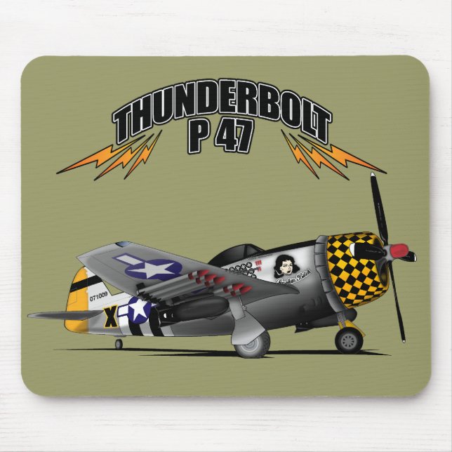 Thunderbolt P47 Mousepad (Vorne)