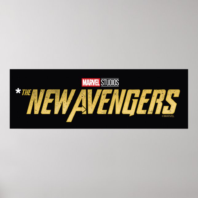 Thunderbolts* | *The New Avengers Logo Poster (Vorne)