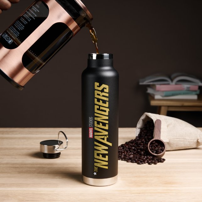 Thunderbolts* | *The New Avengers Logo Trinkflasche (Kaffee (gedreht))