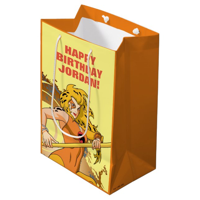 ThunderCats | Cheetara Character Graphic Mittlere Geschenktüte (Vorderseite Schrägansicht)