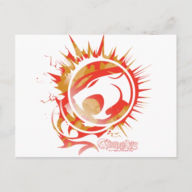 ThunderCats | Explosive Logo Graphic Postkarte (Vorderseite)