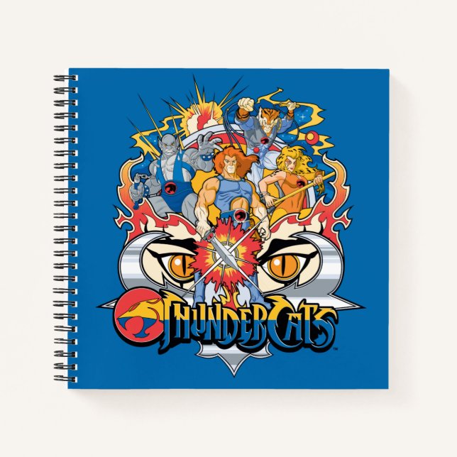 ThunderCats | Firey Group Graphic Notizbuch (Vorderseite)