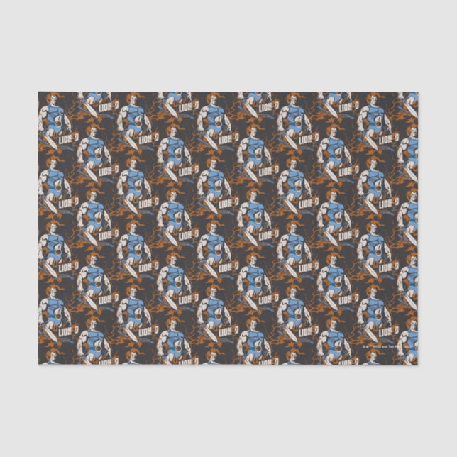ThunderCats | Lion-O Electric Graphic Seidenpapier (Vorderseite)