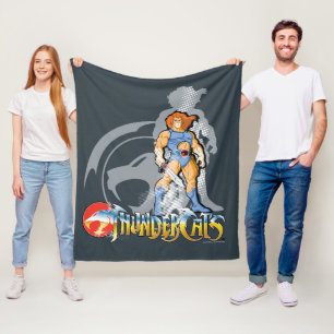 ThunderCats Lion-O Halfttone Shadow Graphic Fleecedecke