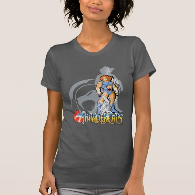 ThunderCats | Lion-O Halfttone Shadow Graphic T-Shirt (Vorderseite)