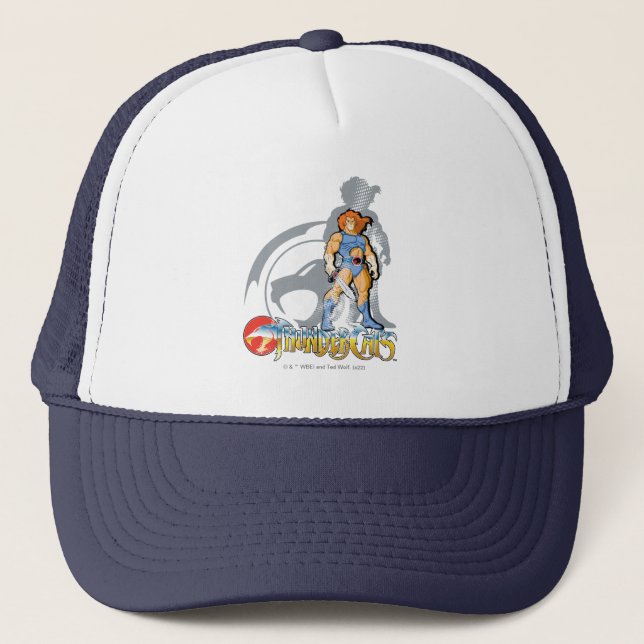 ThunderCats | Lion-O Halfttone Shadow Graphic Truckerkappe (Vorderseite)