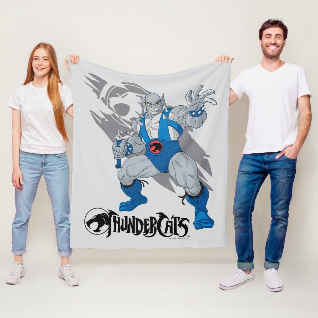 ThunderCats | Panthro-Zeichen Grafik Fleecedecke (Beispiel)