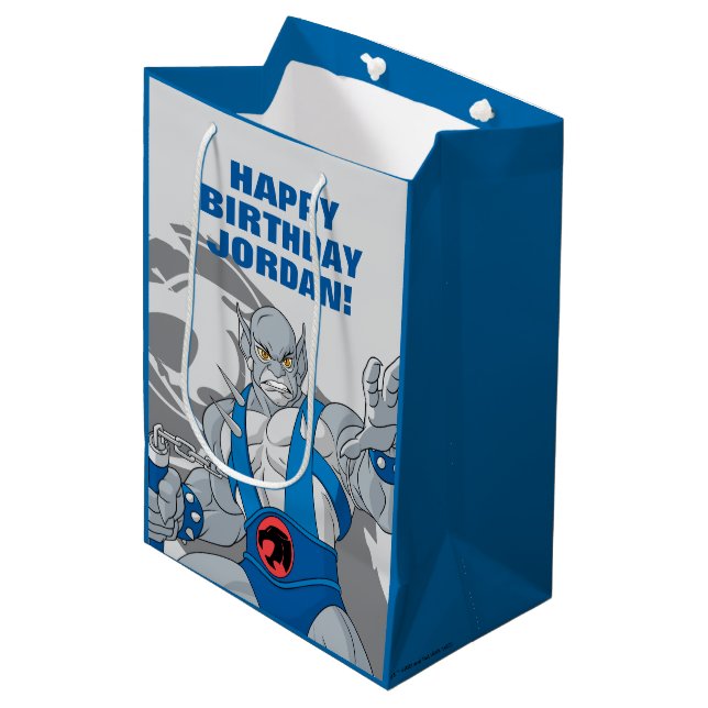 ThunderCats | Panthro-Zeichen Grafik Mittlere Geschenktüte (Vorderseite Schrägansicht)