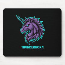 Thunderhorn Esports Maskottchen | Gaming-Mauspad |