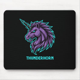 Thunderhorn Esports Maskottchen | Gaming-Mauspad | Mousepad