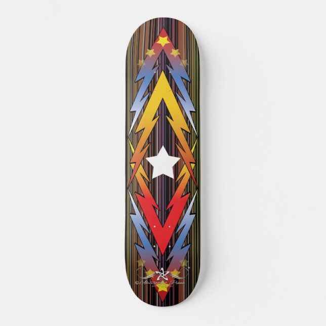 Thundering Stars 5/6 Skateboard (Vorderseite)