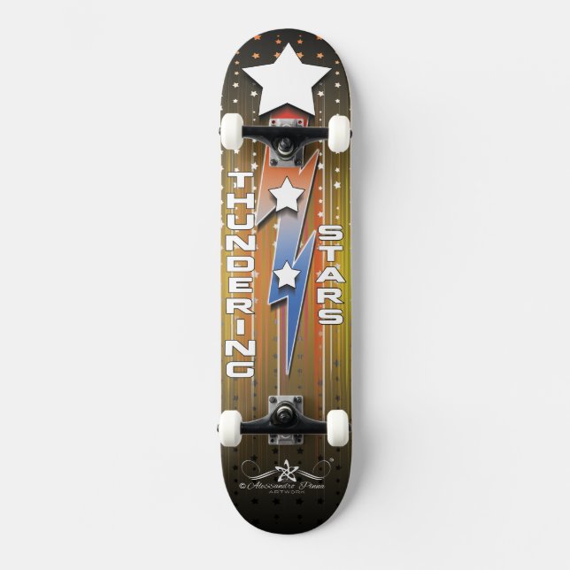 Thundering Stars 6/6 Skateboard (Vorderseite)