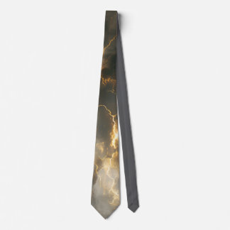 Thunderstorm Tie/Krawatte mit Blitzd Krawatte