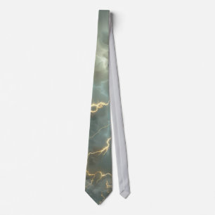 Thunderstorm Tie/Krawatte mit Blitzd Krawatte