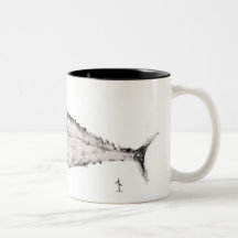 Thunfisch-Druck-Tasse