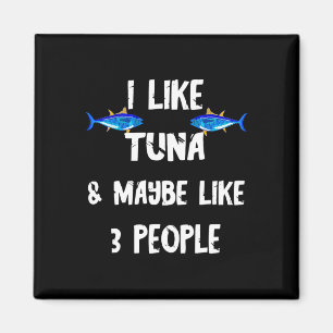 Thunfisch Fisch räuberischer Thunfisch Box Funny T Magnet