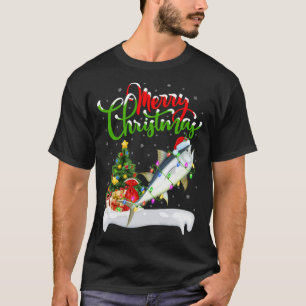 Thunfisch Lover Xmas Dekorationen Santa Tuna Chris T-Shirt