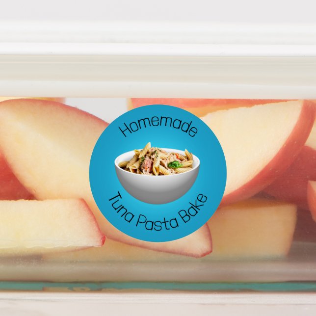 Thunfisch-Pasta-Bake-Labels Etiketten (Befestigt)