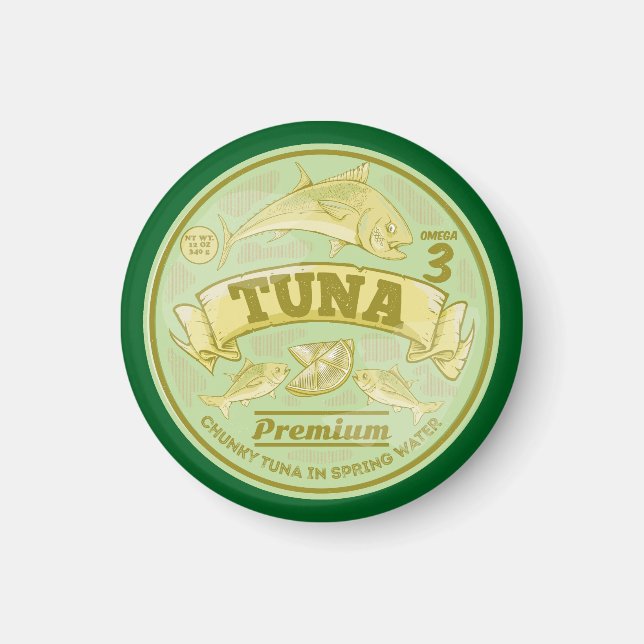 Thunfisch zum Pop von Dosenfisch Magnet (Vorne)