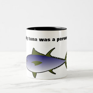 Thunfisch Zweifarbige Tasse