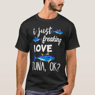 Thunfischfutter Thunfischdose Raubfisch Angelfutte T-Shirt
