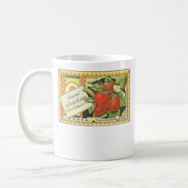 Thurber konservierte Erdbeeren Kaffeetasse (Links)