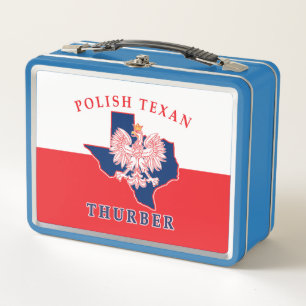 Thurber Polish Texan Metall Brotdose