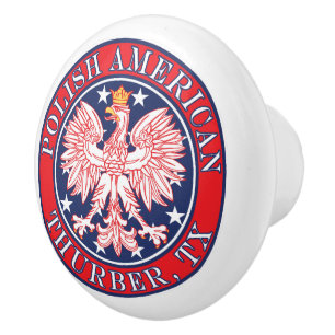 Thurber Texas Polnischer Adler Keramikknauf