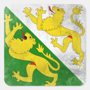 Thurgau Quadratischer Aufkleber