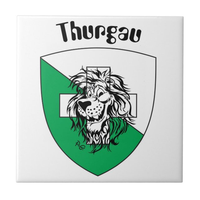 Thurgau Schweiz Fliese (Vorderseite)