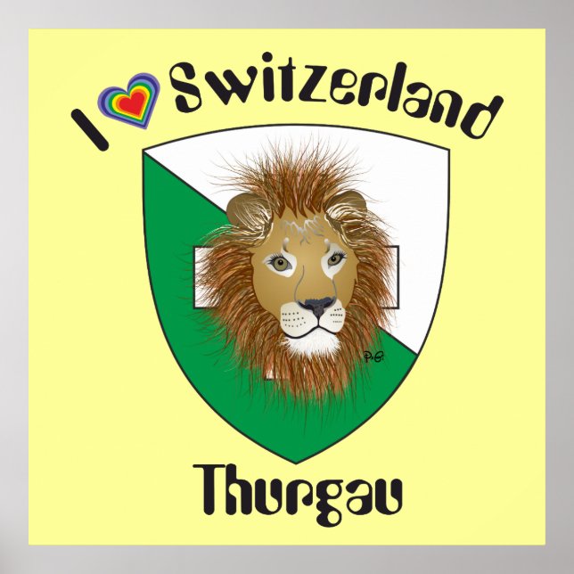 Thurgau Schweiz Schweiz Poster (Vorne)