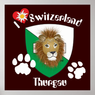 Thurgau Schweiz Schweiz Poster