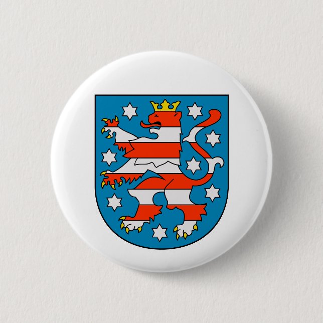 Thüringen Wappen Button (Vorderseite)