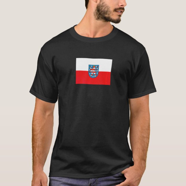Thüringer Flagge T-Shirt (Vorderseite)