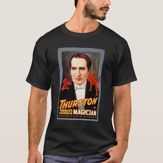 Thurston, der große Magier T-Shirt (Vorderseite)