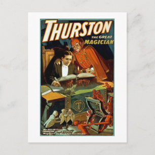 Thurston Der Große Magier - Vintage Postkarte