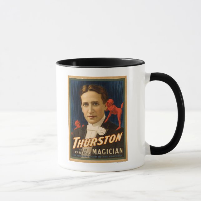 Thurston, der Teufel erzählt ihm Geheimnisse Magie Tasse (Rechts)
