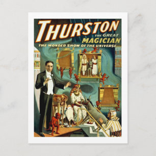 Thurston der Zauberer - Die Wunder-Show Postkarte