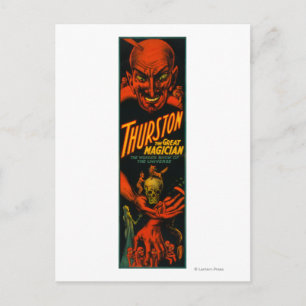 Thurston "Große Magier-Show des Universums" Postkarte