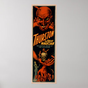 THURSTON MagierIllusionist VARIETÉ Plakat