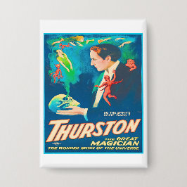 Thurston The Great Magician Advertising Button