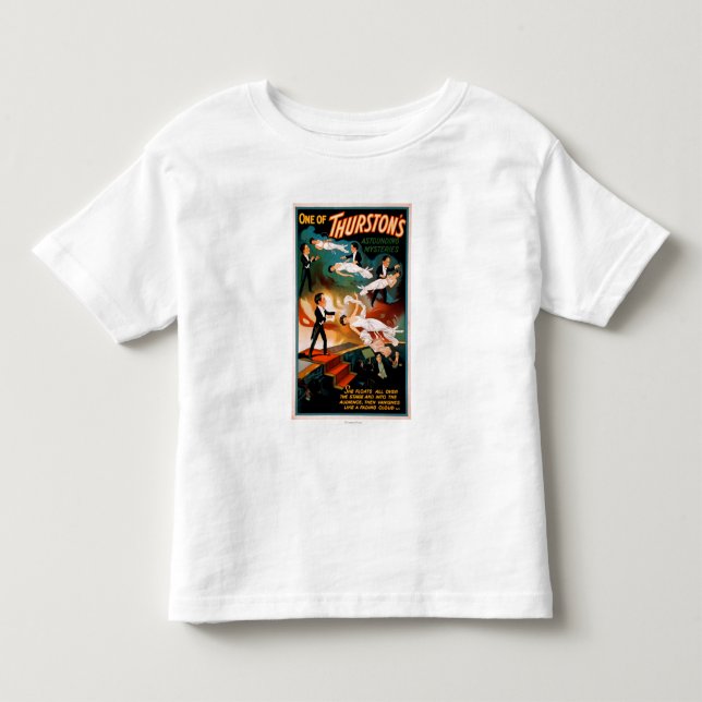 Thurstons erstaunliches Geheimnis-Magie-Plakat Kleinkind T-shirt (Vorderseite)